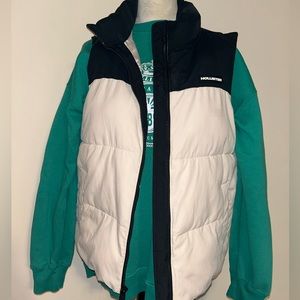 Colorblock Puffer Vest